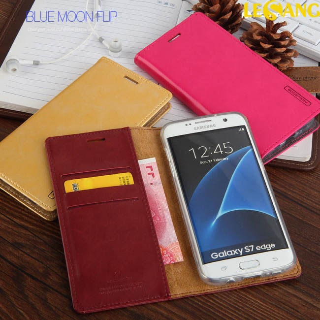 Bao da Samsung S7 Edge Mercury Blue Moon Wallet 1